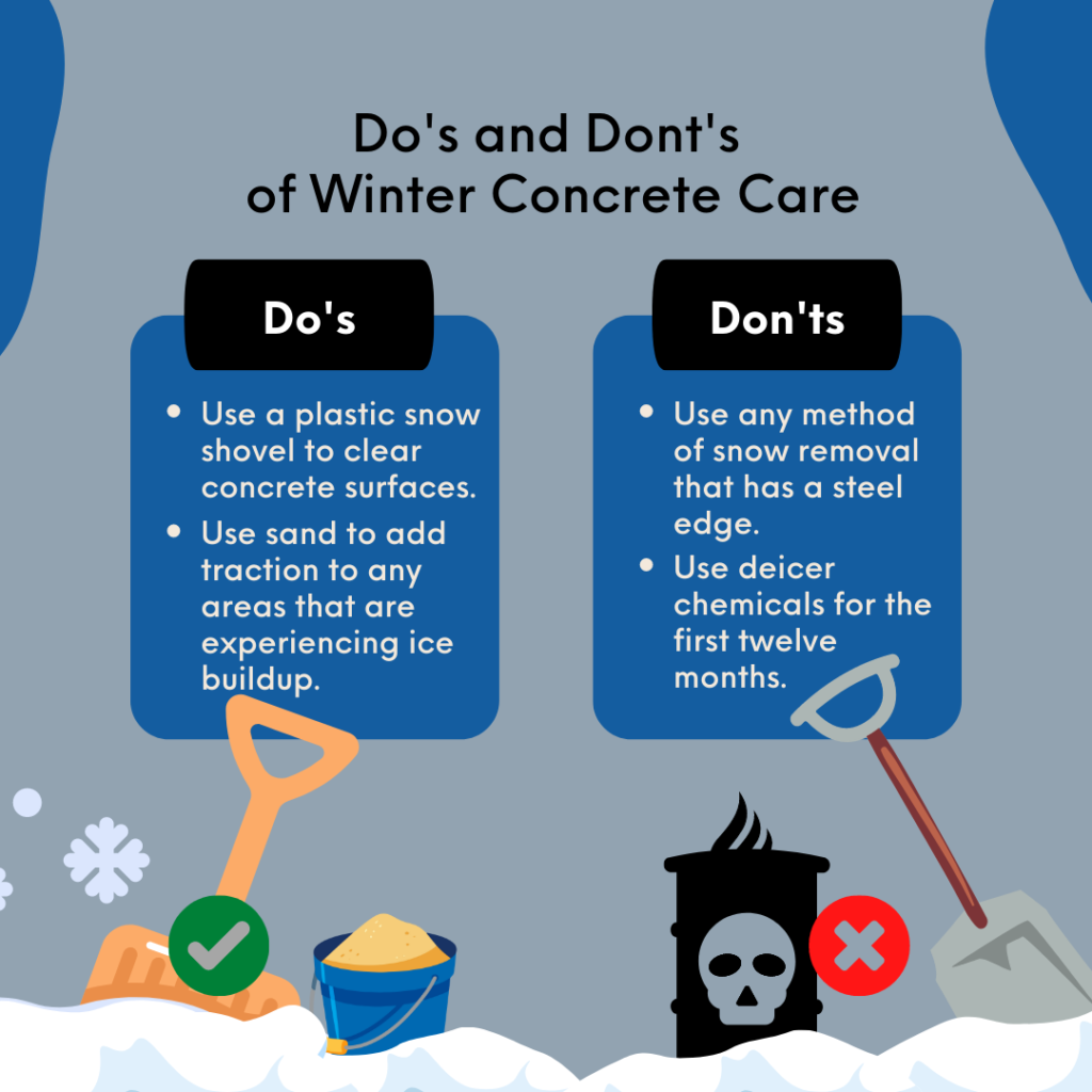 Do's and Dont's Winter Concrete Care